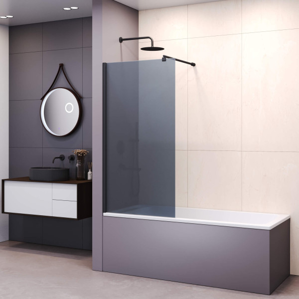 Душевые шторки для ванн RGW Screens 70x149 стекло тонированное, профиль черный (35110507-34)