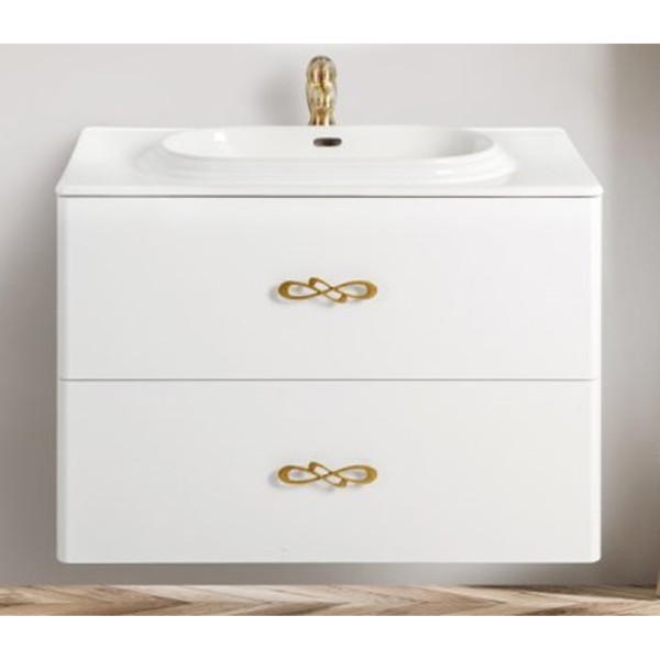 Тумба подвесная BelBagno Onda-M 80 см Bianco Lucido (ONDA-M-800-2C-SO-BL) Тумба подвесная BelBagno Onda-M 80 см Bianco Lucido (ONDA-M-800-2C-SO-BL)