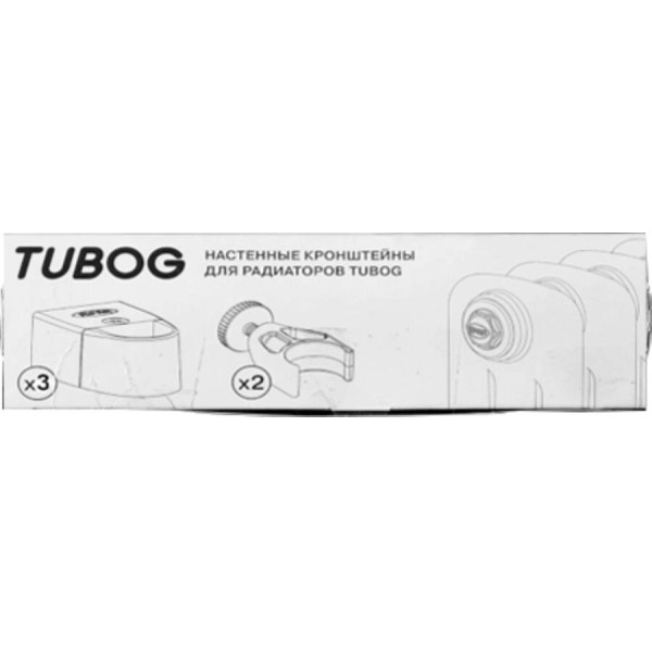 Кронштейны настенные для радиаторов Tubog (цвет Антрацит)
