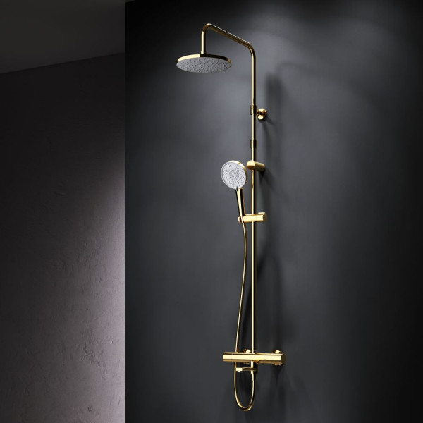 Душевая система AM.PM X-Joy с душевым набором золото (F0785A599)