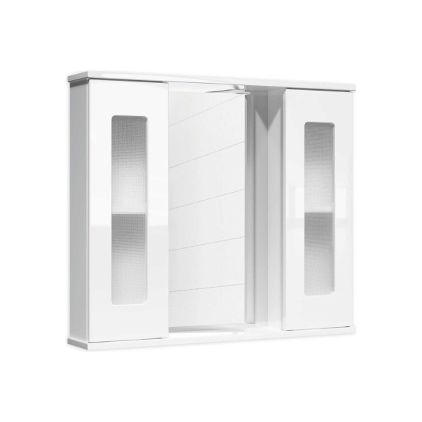 Шкаф зеркальный Домино Айсберг Кристалл 80 (DA1804HZ) Шкаф зеркальный Домино Айсберг Кристалл 80 (DA1804HZ)