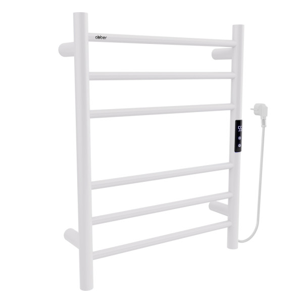 Полотенцесушитель электрический Abber Standard 500x630 белый матовый (AH4606MW) Полотенцесушитель электрический Abber Standard 500x630 белый матовый (AH4606MW)