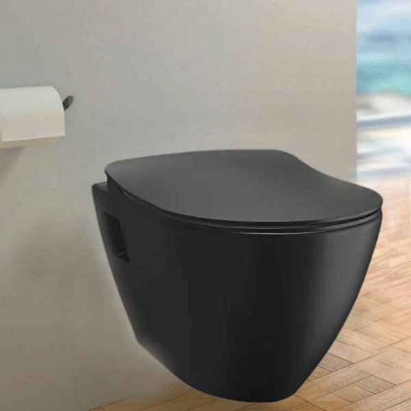 Унитаз подвесной Creavit 35,5x50,2x34,5 черный матовый (TP32,5-11SM00E-0000)