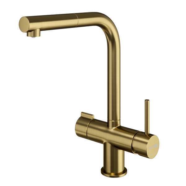 Смеситель для кухни WasserKRAFT золотой (A8987)