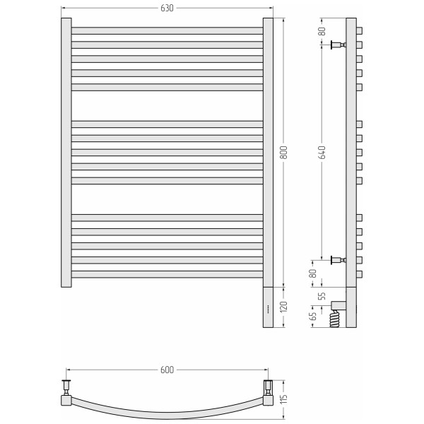 Полотенцесушитель электрический Сунержа Аркус 3.0 800x600 провод справа матовый белый (30-5705-8060) Полотенцесушитель электрический Сунержа Аркус 3.0 800x600 провод справа матовый белый (30-5705-8060)