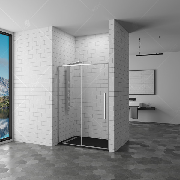 Душевая дверь RGW Stilvoll 150x195 стекло прозрачное, профиль хром (32321215-11) Душевая дверь RGW Stilvoll 150x195 стекло прозрачное, профиль хром (32321215-11)