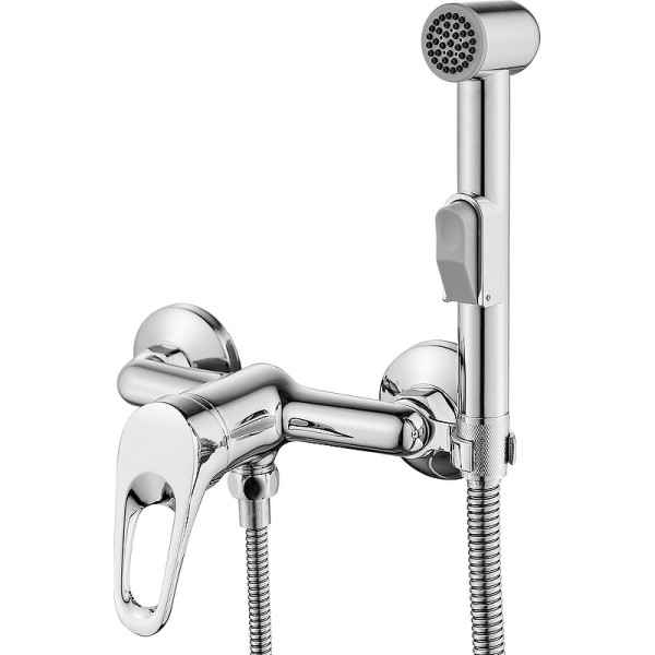 Смеситель с гигиеническим душем Rossinka B хром (B35-52)