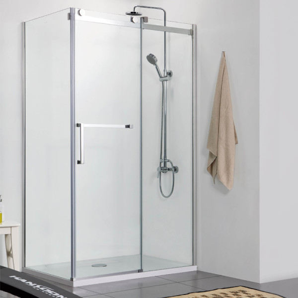 Душевое ограждение Azario Vancouver 90х1200х200 R стекло прозрачное профиль хром серебро (AZ-NKF1131-R 90)