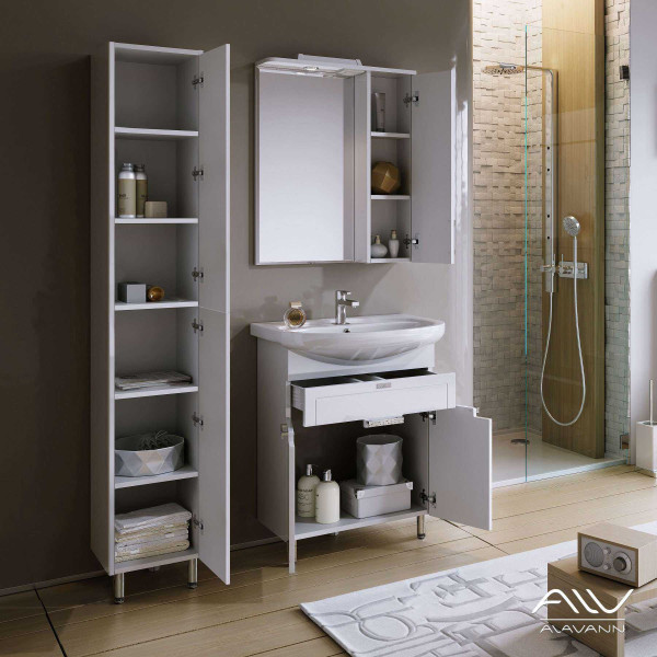 Тумба напольная Alavann Vittoria 65-02 (белая)