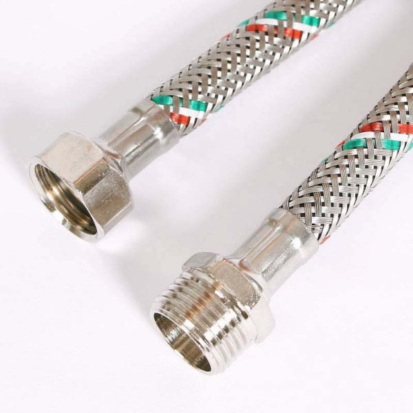 Подводка гибкая Uni-Fitt 1500 мм 1/2" НВ DN 8 оплётка из нерж. стали (501S2015) Подводка гибкая Uni-Fitt 1500 мм 1/2" НВ DN 8 оплётка из нерж. стали (501S2015)