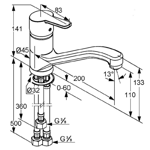 Смеситель для кухни Kludi Logo Neo (379190575) Смеситель для кухни Kludi Logo Neo (379190575)