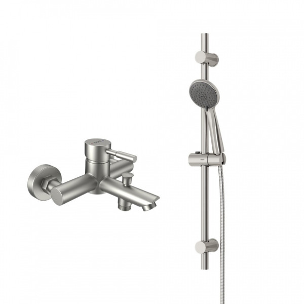 Смеситель для ванны и душа Dorff Logic NEW с душевым набором (D0103030SS)