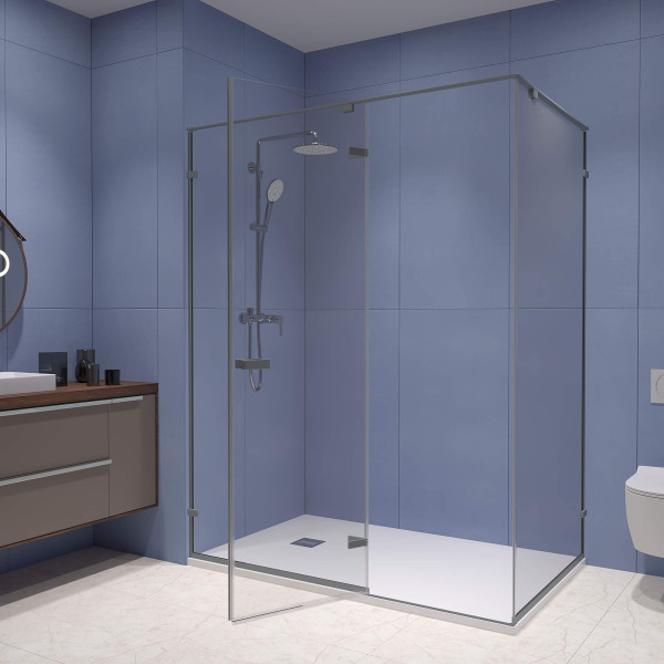 Душевой уголок RGW Stilvoll 100x90 стекло прозрачное, профиль серый (353204009-110) Душевой уголок RGW Stilvoll 100x90 стекло прозрачное, профиль серый (353204009-110)