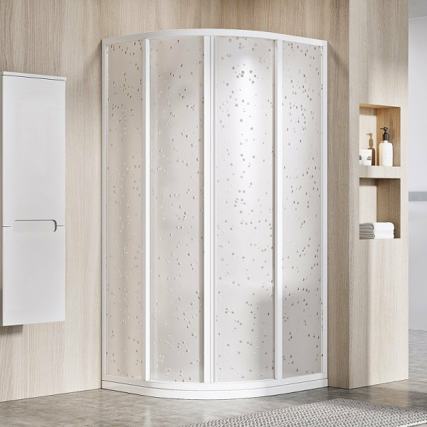 Душевой уголок Ravak Supernova 80x80x195 стекло матовое, профиль белый (3114O10211) Душевой уголок Ravak Supernova 80x80x195 стекло матовое, профиль белый (3114O10211)