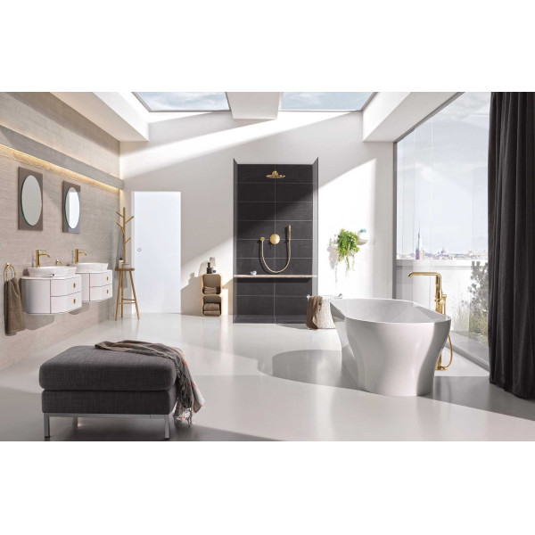 Смеситель напольный для ванны и душа Grohe Essence New (23491GL1)