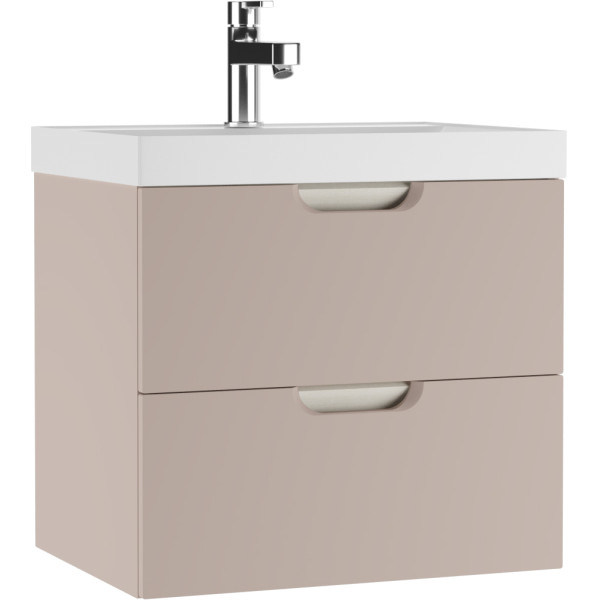 Тумба подвесная под умывальник Classica 60 Dune Латте В2 Домино (DD2507T)