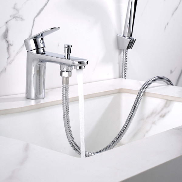 Смеситель на борт ванны Aquatek Ника хром (AQ1844CR)