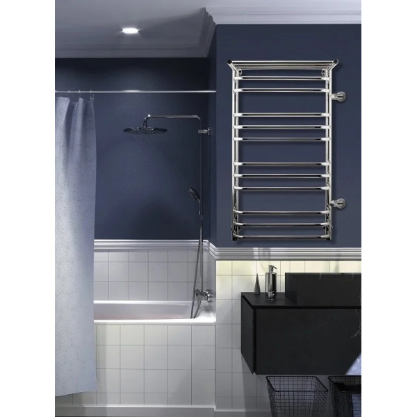 Полотенцесушитель водяной Indigo Brace 580x1010 полированный с полочкой к-2 (LBCW100-50PR-б/п-60) Полотенцесушитель водяной Indigo Brace 580x1010 полированный с полочкой к-2 (LBCW100-50PR-б/п-60)