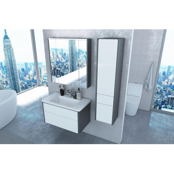 Пенал подвесной Roca Ronda 32x33,3x139 белый глянцевый/антрацит (ZRU9302967) Пенал подвесной Roca Ronda 32x33,3x139 белый глянцевый/антрацит (ZRU9302967)