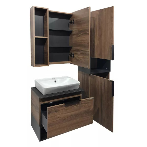Тумба подвесная Comforty Штутгарт 900x400x645 дуб темно-коричневый (00004151039) Тумба подвесная Comforty Штутгарт 900x400x645 дуб темно-коричневый (00004151039)