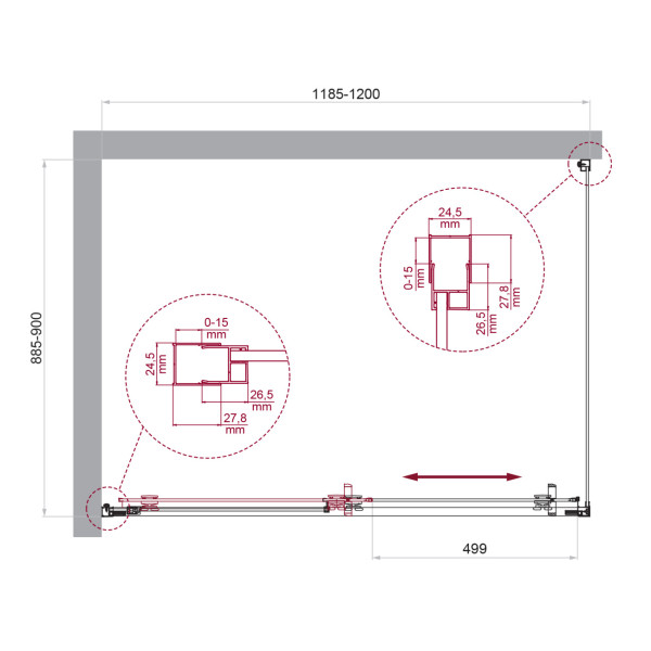 Душевой уголок BelBagno Luce 120x90x195 стекло матовое, профиль хром (LUCE-AH-1-120/90-P-Cr) Душевой уголок BelBagno Luce 120x90x195 стекло матовое, профиль хром (LUCE-AH-1-120/90-P-Cr)