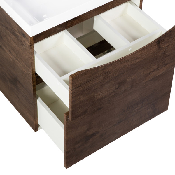 Тумба подвесная BelBagno Marino-H60 110 Rovere Moro (MARINO-H60-1100-2C-SO-RW-P)