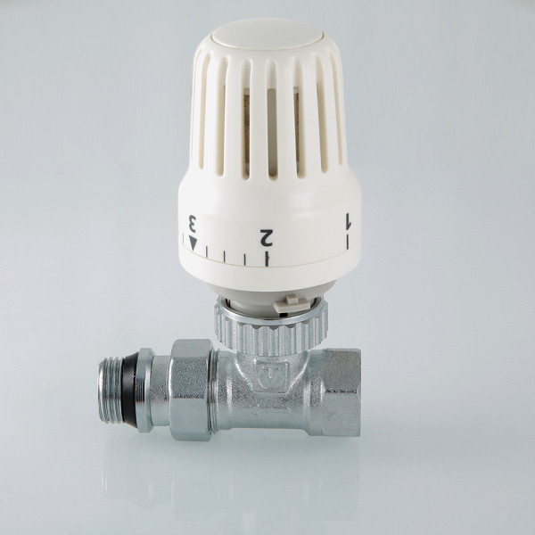 Комплект термостатический прямой 1/2" Valtec VT.048.N (2 в 1) (VT.048.N.04)