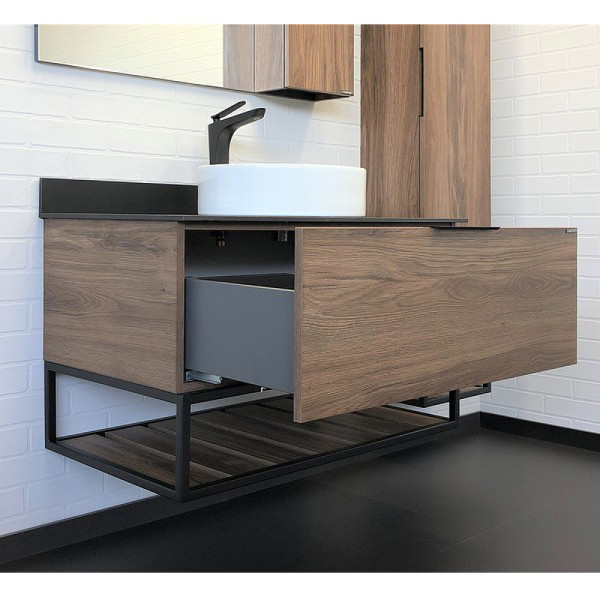 Тумба подвесная Comforty Порто 900x520x645 дуб темно-коричневый (00-00008927)