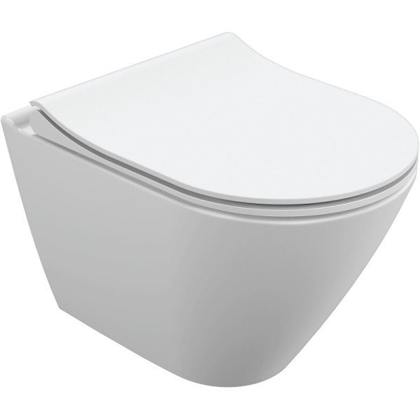 Унитаз подвесной Cersanit City Oval Clean On DPL EO slim (63114)