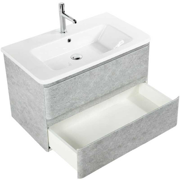 Тумба подвесная BelBagno Albano-CER 80 Cemento Verona Grigio (ALBANO-CER-800-2C-SO-CVG) Тумба подвесная BelBagno Albano-CER 80 Cemento Verona Grigio (ALBANO-CER-800-2C-SO-CVG)