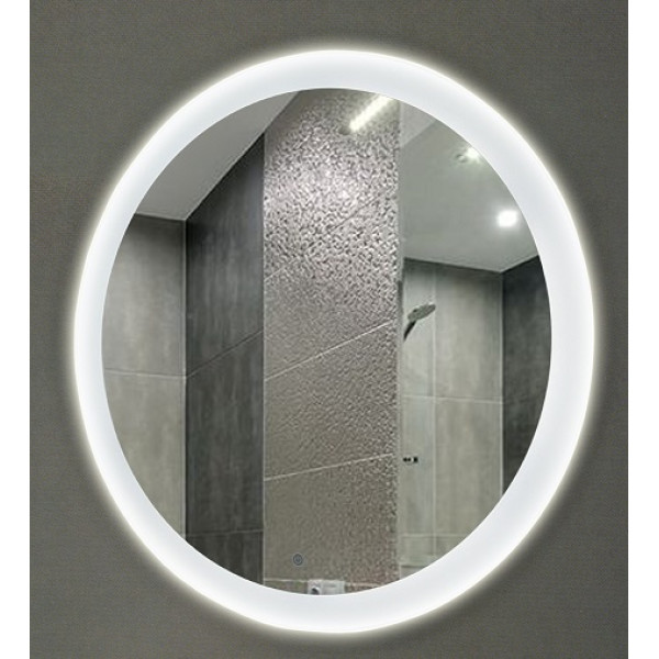 Зеркало Континент Rinaldi 64,5х64,5 с LED подсветкой и сенсорным выключателем Зеркало Континент Rinaldi 64,5х64,5 с LED подсветкой и сенсорным выключателем