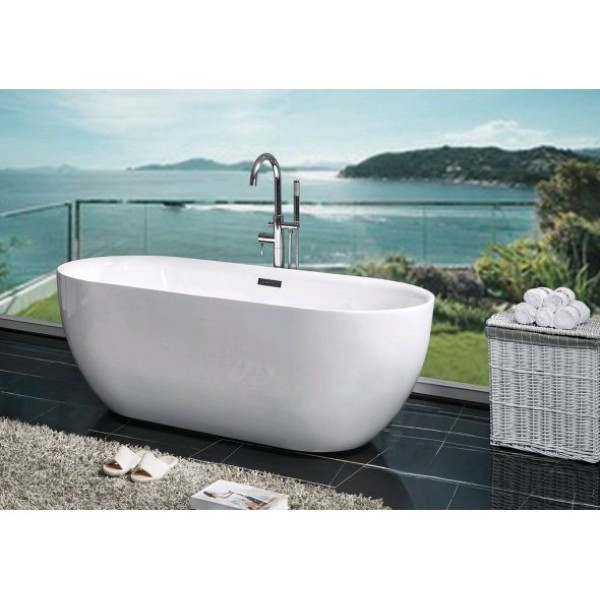 Ванна акриловая Aquanet Delight 170х78 белый глянец, слив-перелив (208600) Ванна акриловая Aquanet Delight 170х78 белый глянец, слив-перелив (208600)