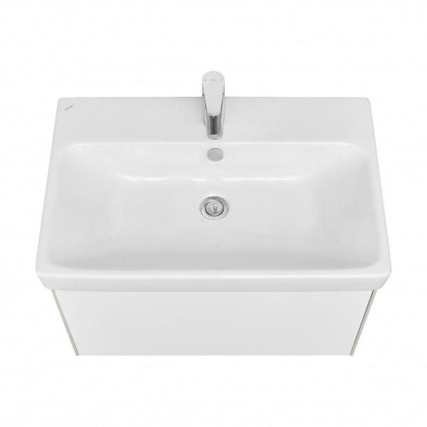 Тумба подвесная Aquaton Асти 682x427x400 белый, ясень шимо (1.A263.0.01A.XD7.0)