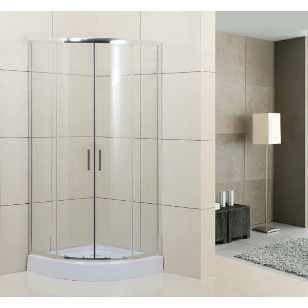 Душевой уголок BelBagno Uno-195 85x85x195 стекло прозрачное, профиль хром (UNO-195-R-2-85-C-Cr)