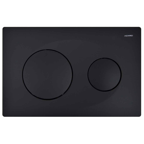 Клавиша смывная для инсталляции Azario двойная, черная матовая (AZ-8200-0013) Клавиша смывная для инсталляции Azario двойная, черная матовая (AZ-8200-0013)