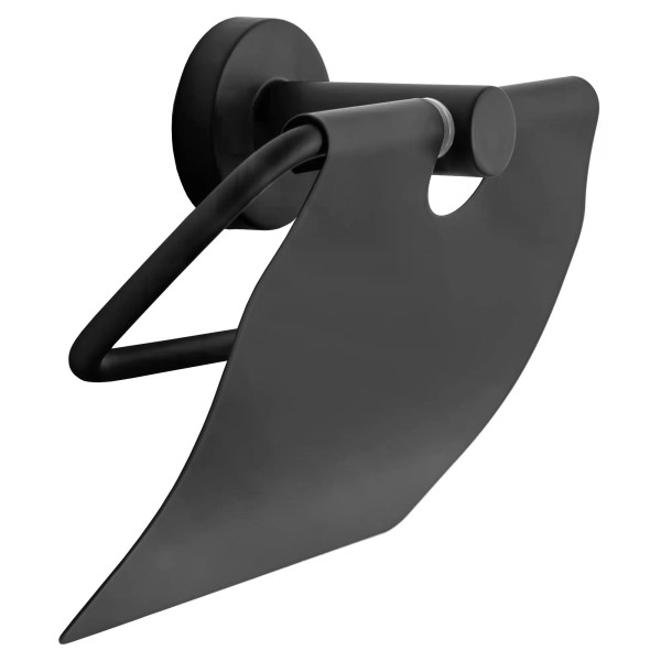 Держатель туалетной бумаги с крышкой Rea 322213B Black mat черный матовый (REA-77002) Держатель туалетной бумаги с крышкой Rea 322213B Black mat черный матовый (REA-77002)