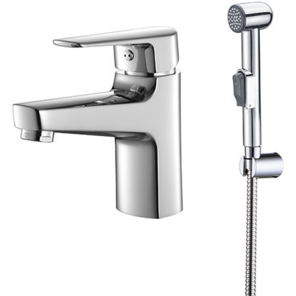 Смеситель для раковины SMARTsant Инлайн с гигиеническим душем (SM103511AA)