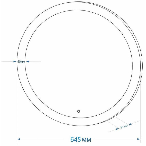 Зеркало с подсветкой Континент Rinaldi Led d 770 (ЗЛП39) Зеркало с подсветкой Континент Rinaldi Led d 770 (ЗЛП39)