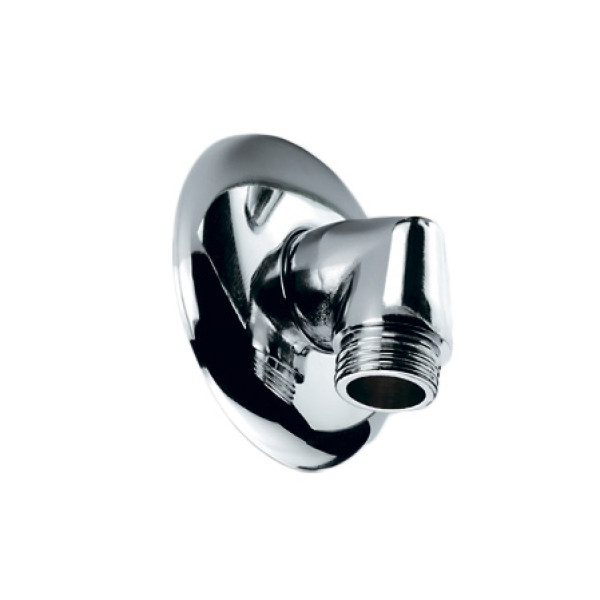 Угольник 1/2" НН Tiemme (хром, с декор.чашкой) 2950027 / 3905С Угольник 1/2" НН Tiemme (хром, с декор.чашкой) 2950027 / 3905С