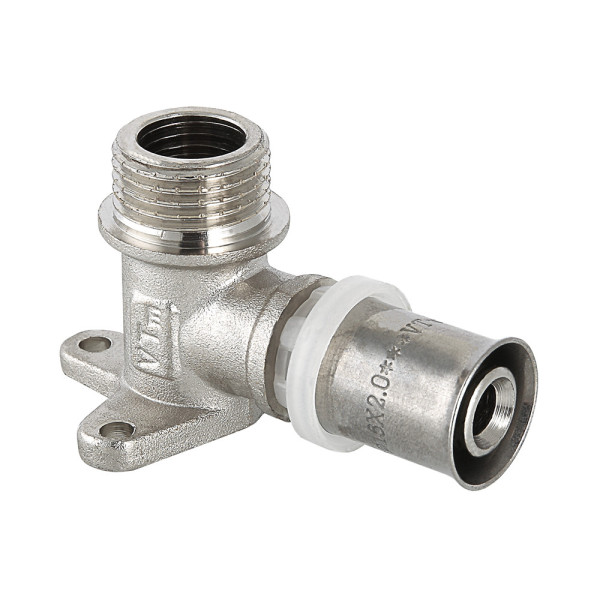 Водорозетка 16x1/2"Н Valtec (пресс, никель) (VTm.255.N.001604) Водорозетка 16x1/2"Н Valtec (пресс, никель) (VTm.255.N.001604)