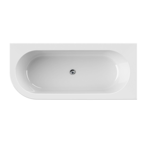 Ванна акриловая Cezares Slim 179x79x60 правосторонняя черный матовый (SLIM CORNER-180-80-60-R-NERO-SET)