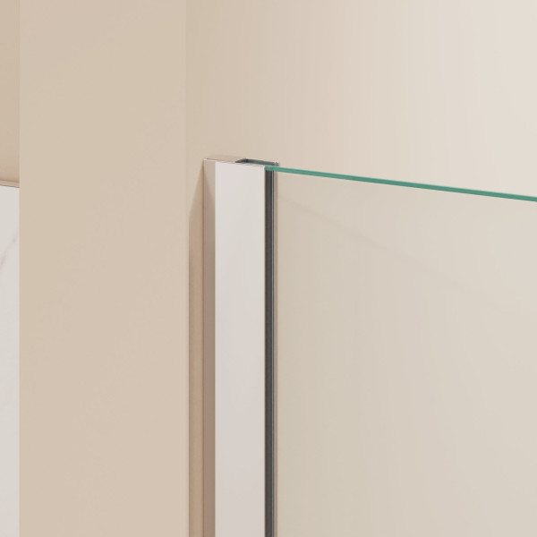 Душевая перегородка RGW WA-054 (WA-010 + Z-072) 900 стекло прозрачное, профиль хром (351005493-11)