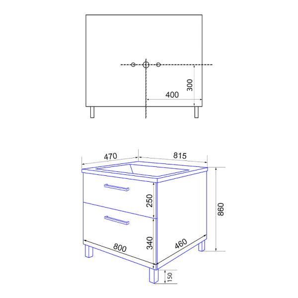 Тумба напольная Azario с раковиной Ника 80 Н с раковиной Tempo 80 (CS00091370) Тумба напольная Azario с раковиной Ника 80 Н с раковиной Tempo 80 (CS00091370)