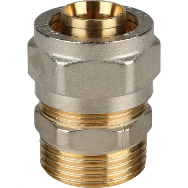 Соединение прямое 26*1"Н Stout (обжим) SFS-0001-000126 Соединение прямое 26*1"Н Stout (обжим) SFS-0001-000126