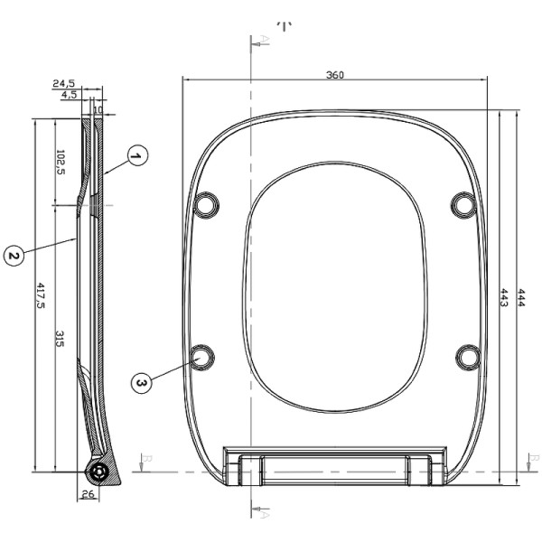 Инсталляция для подвесного Roca Debba Rimless с унитазом, с сиденьем микролифт+кнопка смыва Roca ACTIVE PL 52B, хром глянец (Z.RU93.1.044.1)