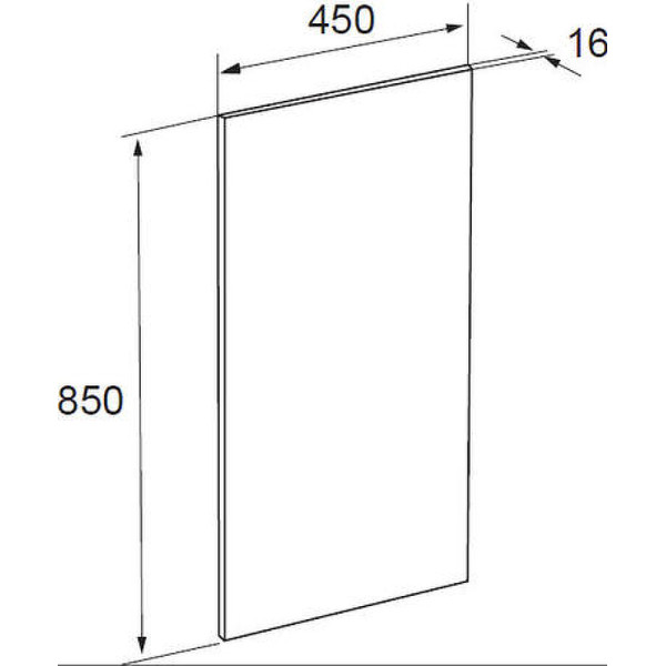 Зеркало Roca Gap Зеркало 45 со светильником (ZRU9000090)