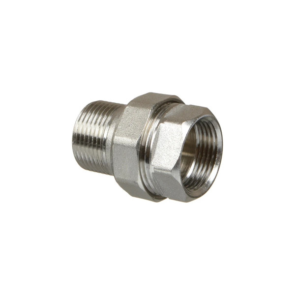 Сгон прямой 1" ВН TeRma Lite (никель) (06293L)