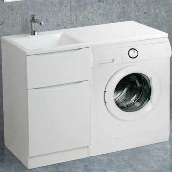 Тумба напольная BelBagno Lavanderia 120 Bianco Lucido (LAVANDERIA-580/1200-2C-PIA-BL)