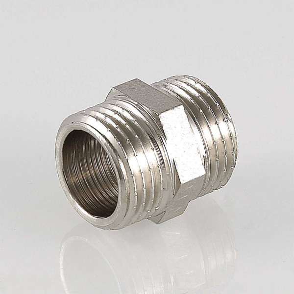 Ниппель 1/2" Valtec (никель) (VTr.582.N.0004)