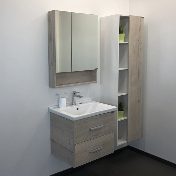 Тумба подвесная Comforty Палермо 600x540x450 белый глянцевый с раковиной (00-00001525) Тумба подвесная Comforty Палермо 600x540x450 белый глянцевый с раковиной (00-00001525)